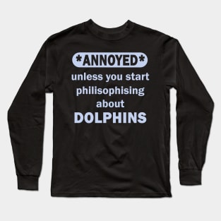 Dolphins Humpback Whale Diving Girls Earth Killer Whale Long Sleeve T-Shirt